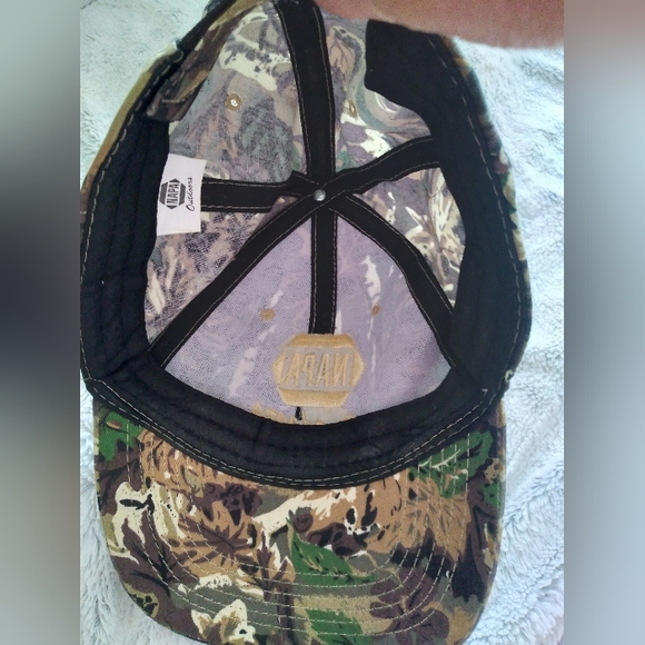 Napa Outdoors Camouflage Strapback Baseball Cap Hat - Picture 5 of 6
